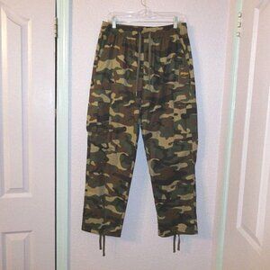 Maison Article Relaxed Fit Cargo Pants Size M Ripstop Camo Streetwear Skater NWT